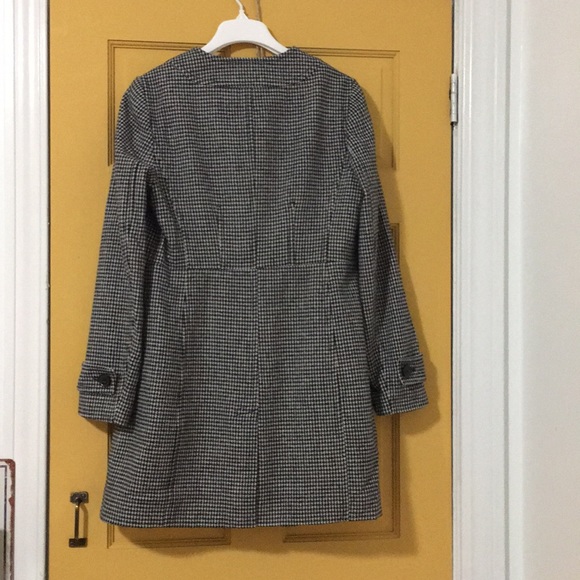 Banana Republic Houndstooth Wool Peacoat - Picture 2 of 3